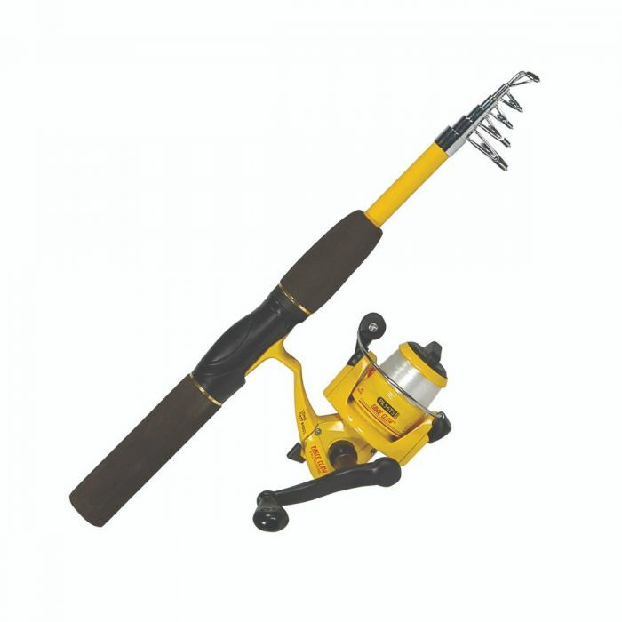 EAGLE CLAW “PACK IT” Telescoping Spinning FISHING Reel And Rod Combo