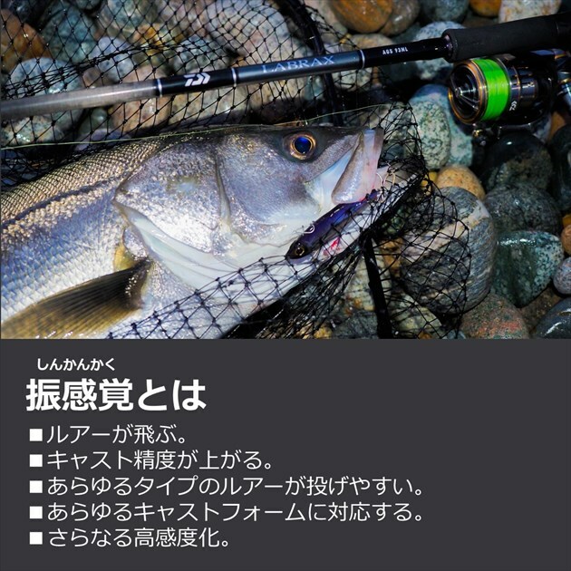 DAIWA Seabass Rod 21 LABRAX AGS 110M-3・N 3 Piece Pack Rod near mint from japan