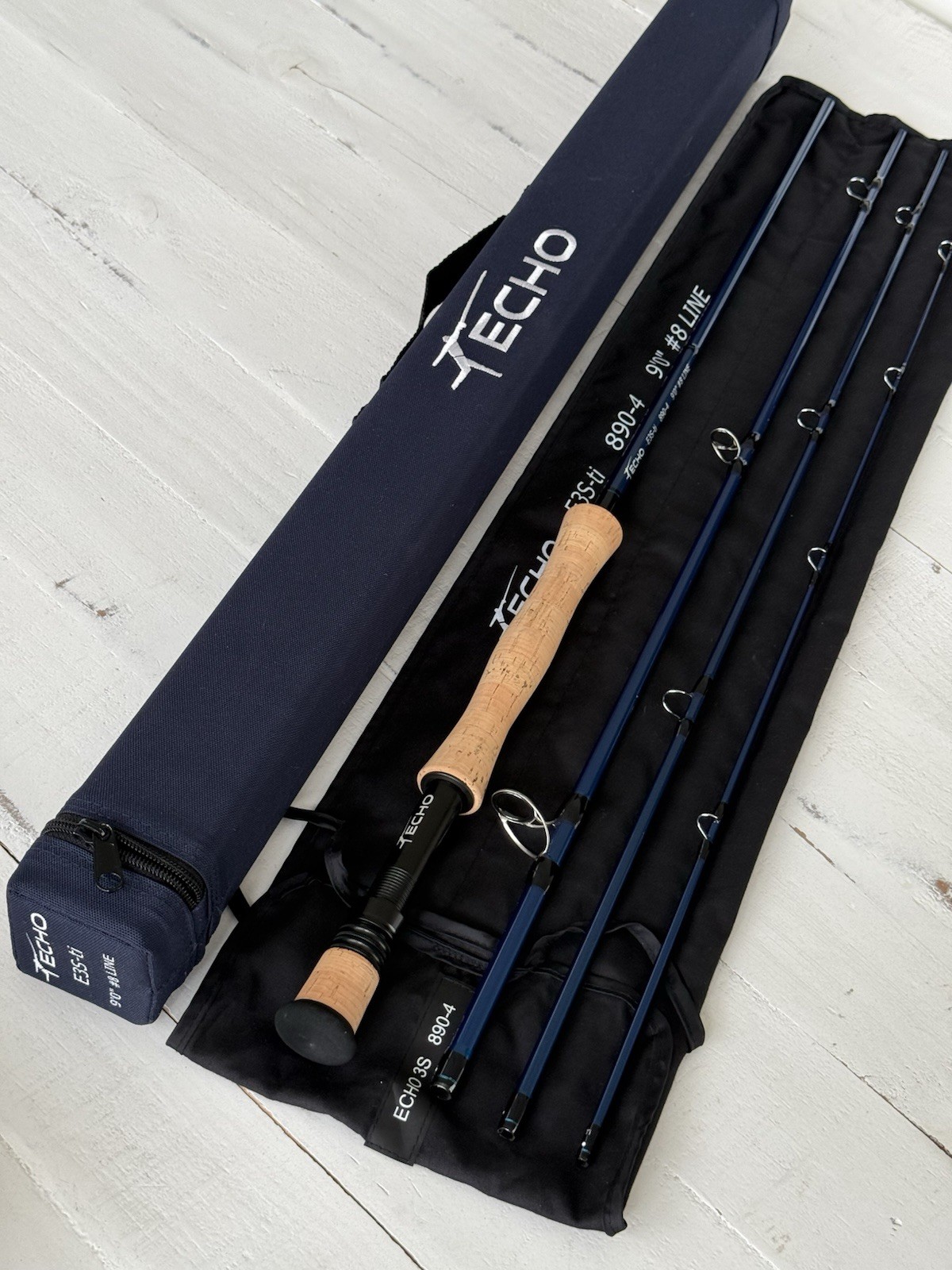 **BEAUTIFUL**🔥ECHO E3S-ti 8wt. 9’ft Fly Rod! 🔥~LQQK~🔥