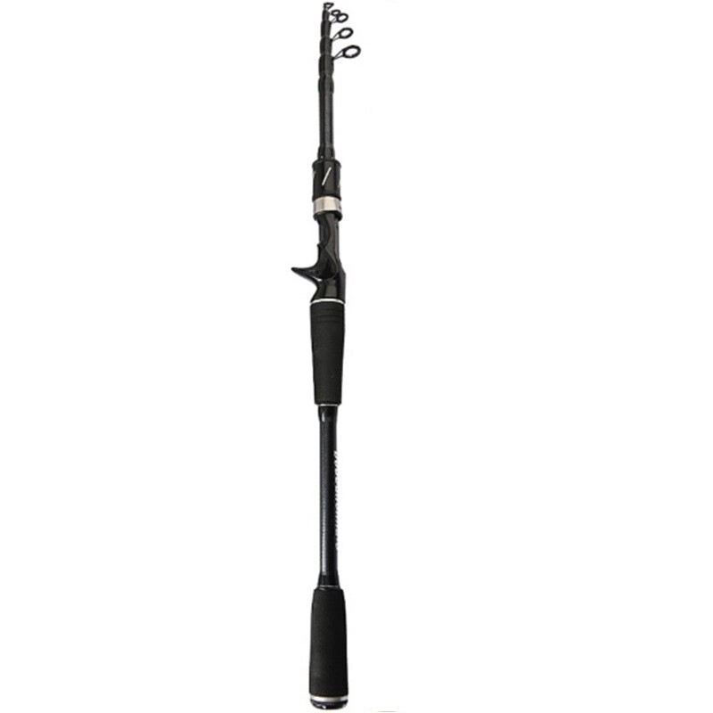 Carbon Fiber Telescopic Spinning Rod & Casting Rod Saltwater Pole 1.8-2.7M