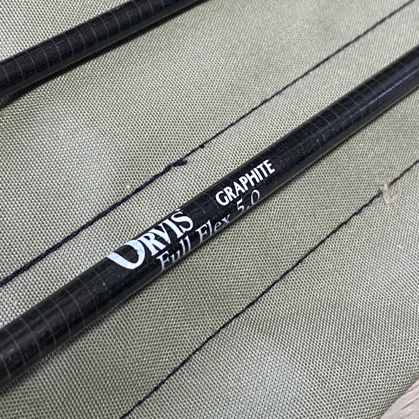 ORVIS Graphite TRANSTREAM 8’0” 3wt Fly rod w/Tube Case Sock