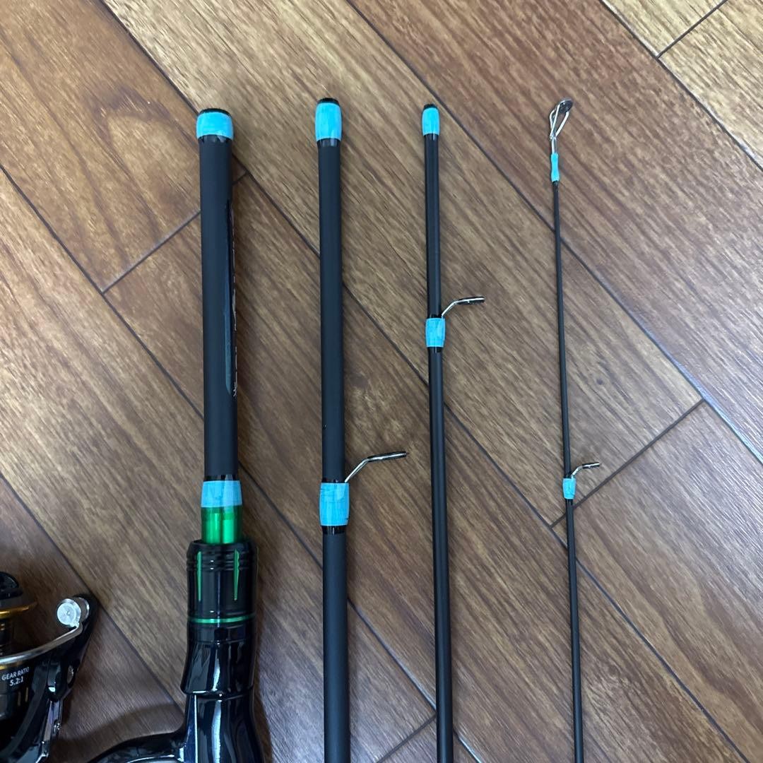 1.8m shore jigging & eging beginner set, 3000 reel, lightweight used