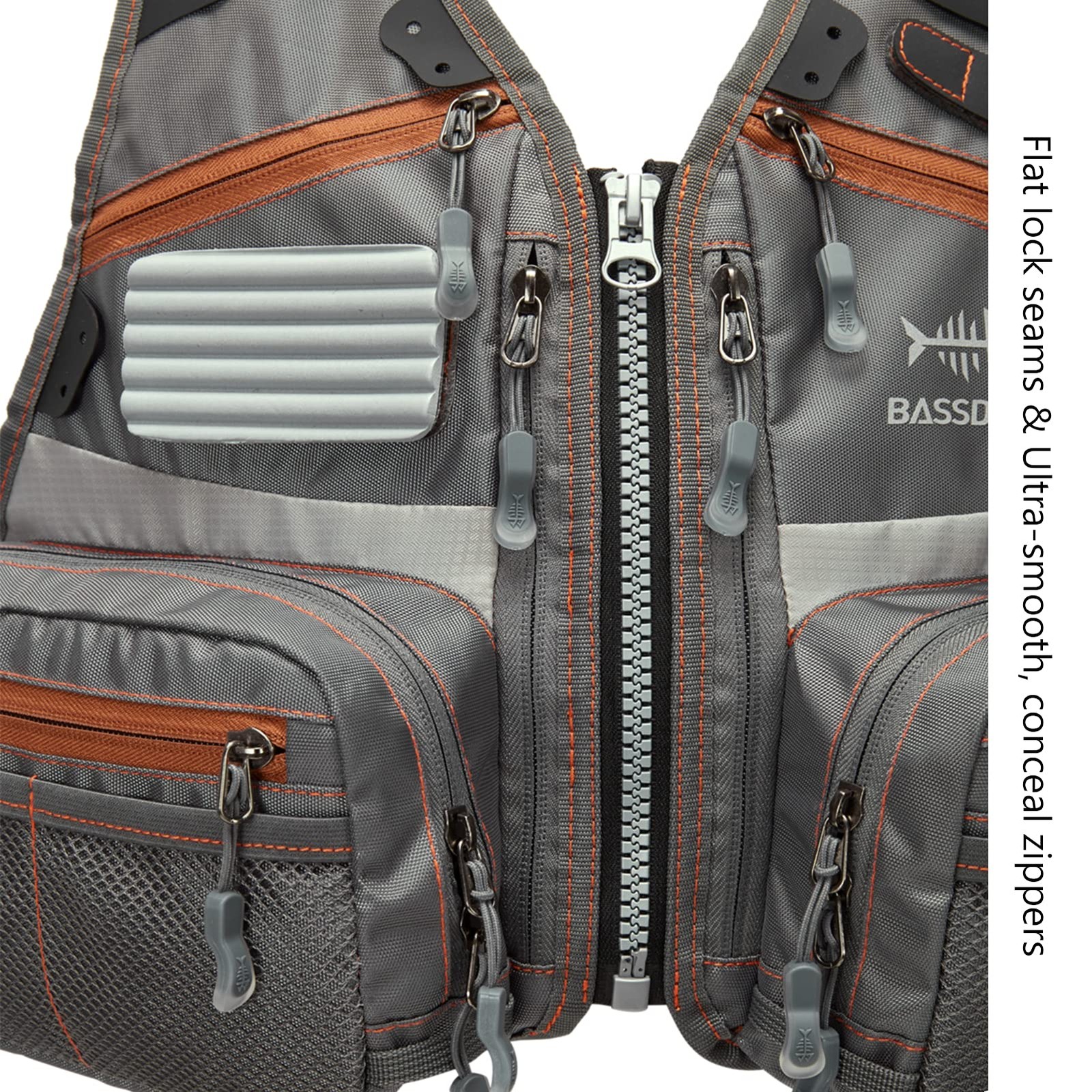 FV09 Youth Kids Fly Fishing Vest Adjustable Multiple Pockets Trout Bass Gear