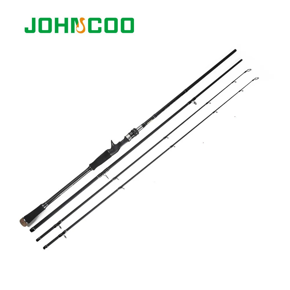 JOHNCOO Carbon Fishing Rod 2.7m 3.0m MH H Power Spinning Sea Bass 3 Section