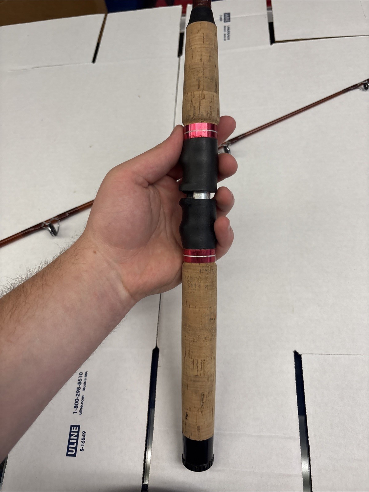Vintage Quick Finessa 6060 Fishing Rod 6’ 2 Piece