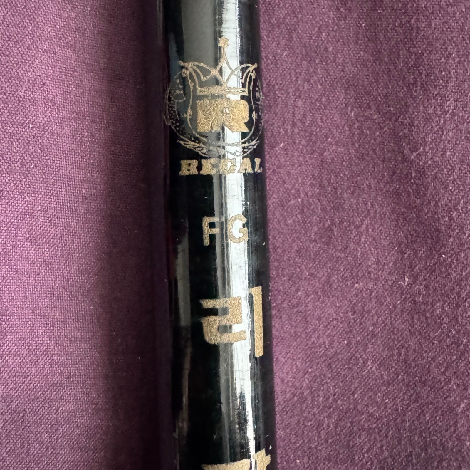 Regal FG-21 Telescopic Fishing Rod Set 4.5M 3.6M Fiberglass Korean Vintage Black