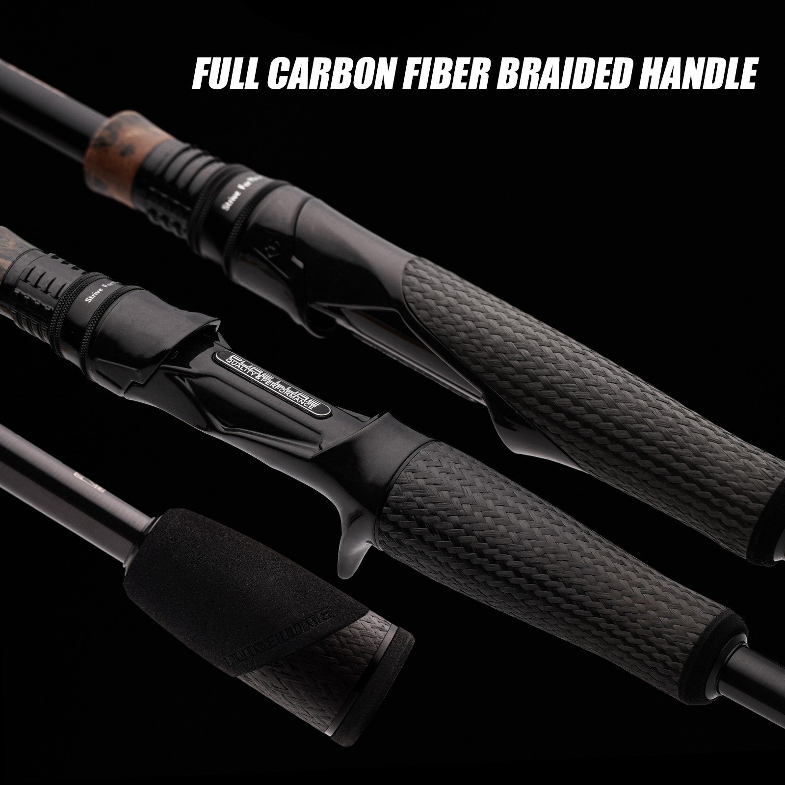 PURELURE REALM Bass Rod All M40X Toray Carbon Soft Bait EX F/F Action FUJI SIC