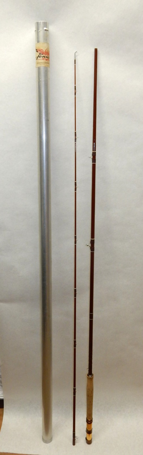 VINTAGE FENWICK MODEL FERALITE FF112 9’3″ 10 WT 4-5/8 OZ FISHING FLY ROD W/ TUBE