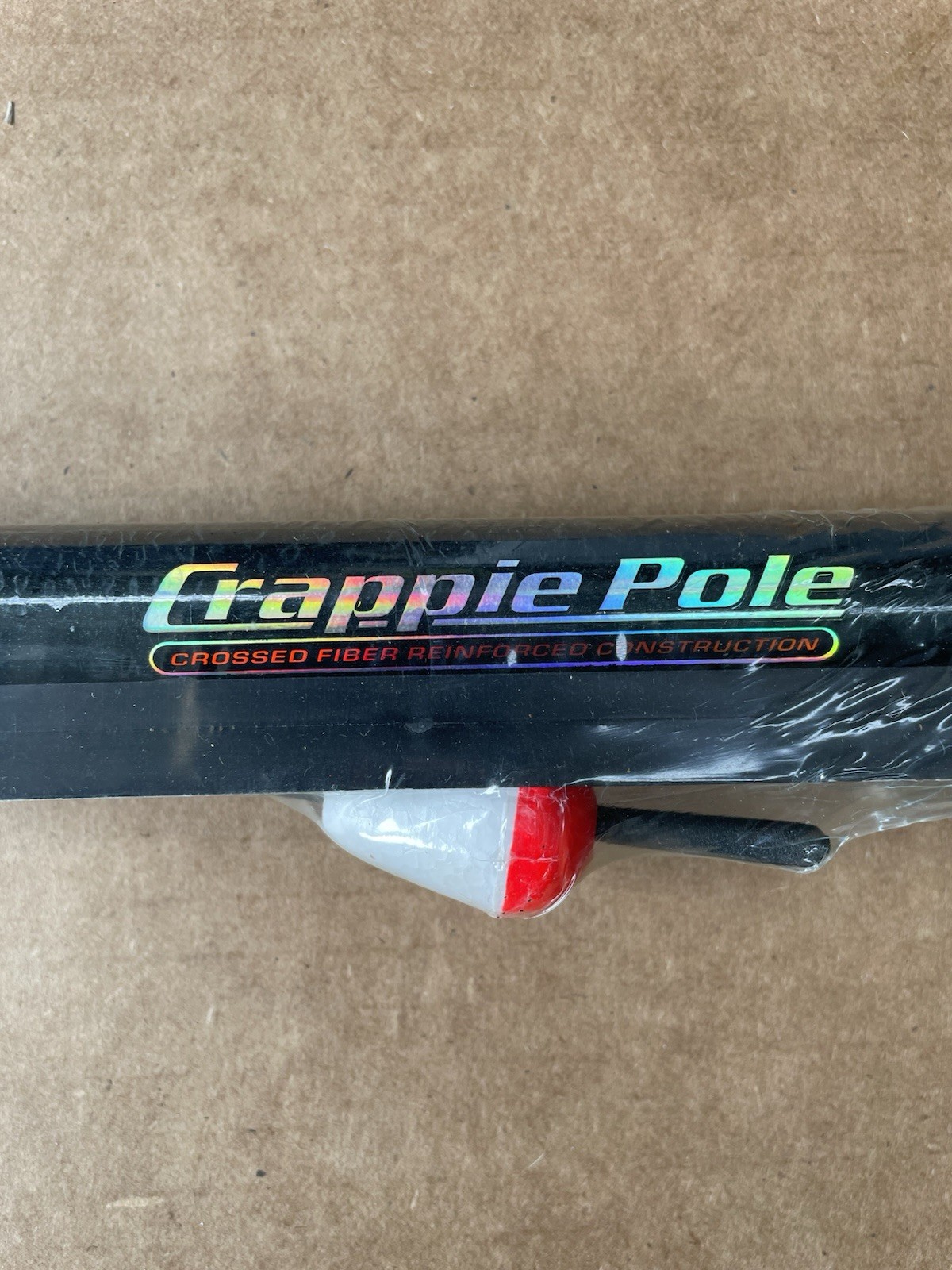 Apache Crappie Pole 15 ft Graphite Rod Light Fast 2-6lb 1/32-1/8 Black