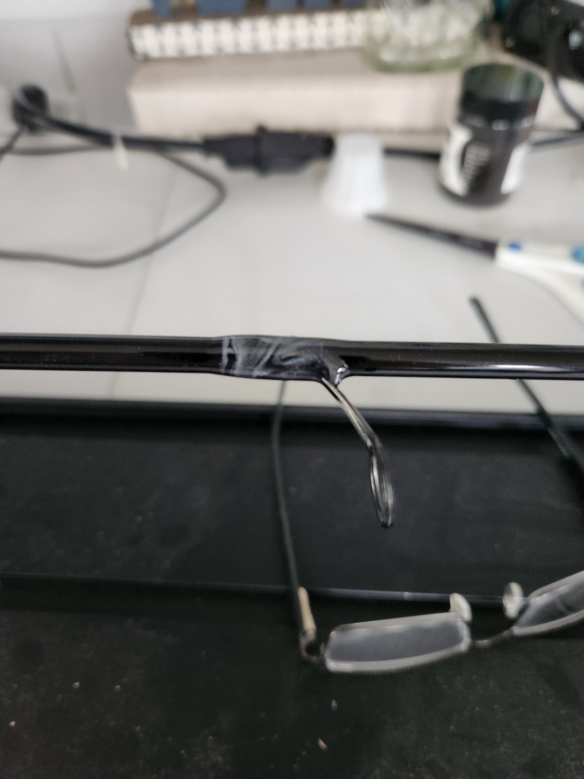 Semi-Custom Black Pearl 7′ Spinning Fishing Rod 1pc ML or MED or MH TCI Jigs