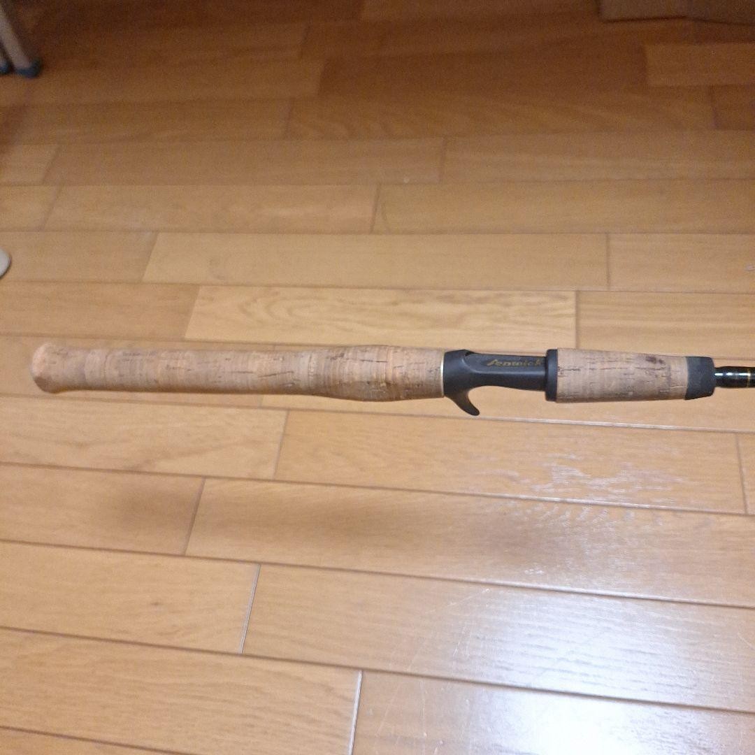 Iron Hawk IM7 Bass Rod 6’6″ 10-20lb line, cork grip, used