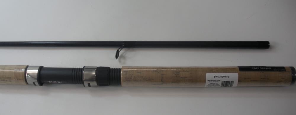 Daiwa SWD702MHFS Sweepfire Spinning Rod 2 pc Med Heavy Action Line Wt 8-17LB