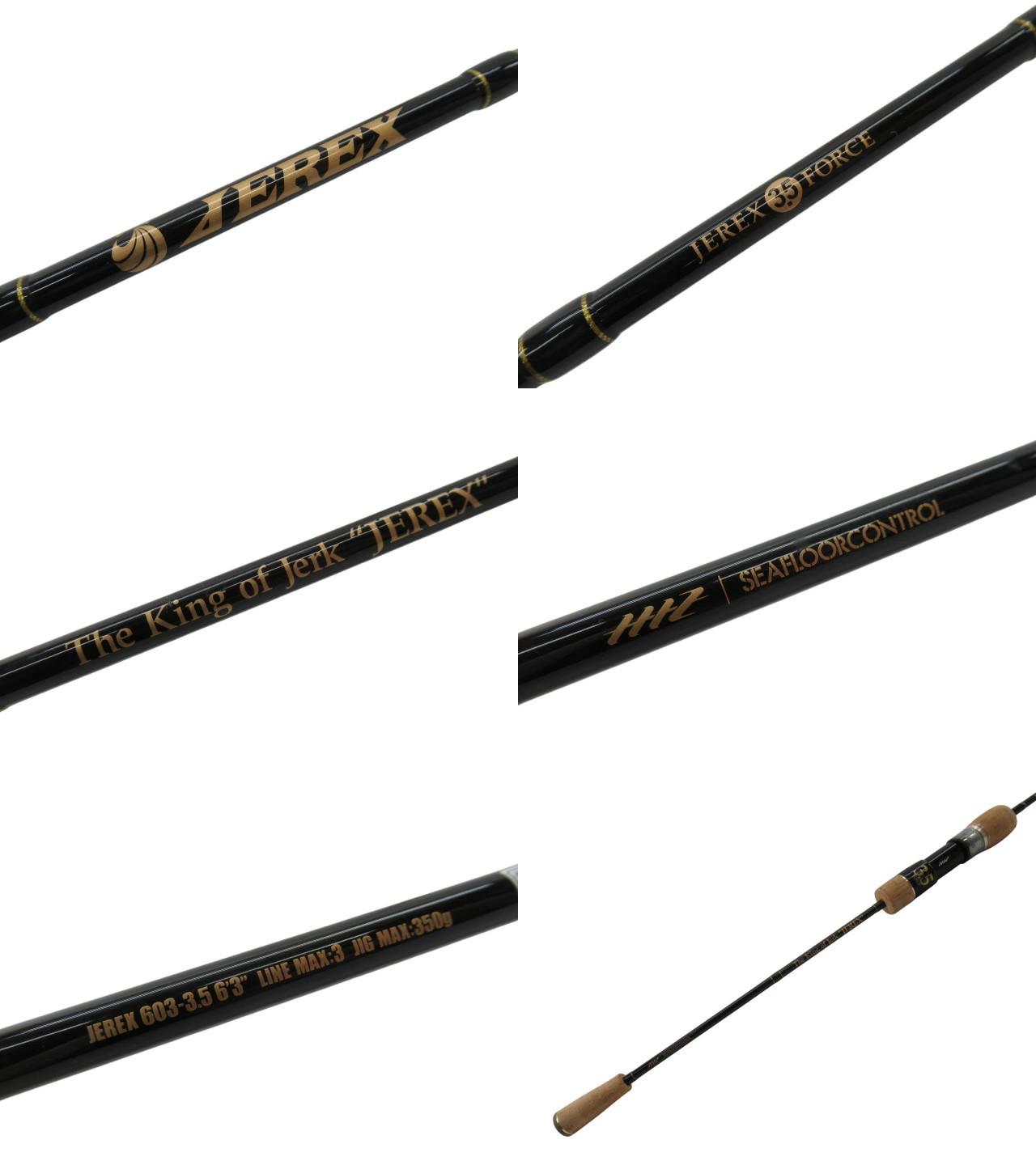 Seafloor Control Jarec 3.5 Jigging Fishing Rod 6.3ft PE3 Max 350g Used