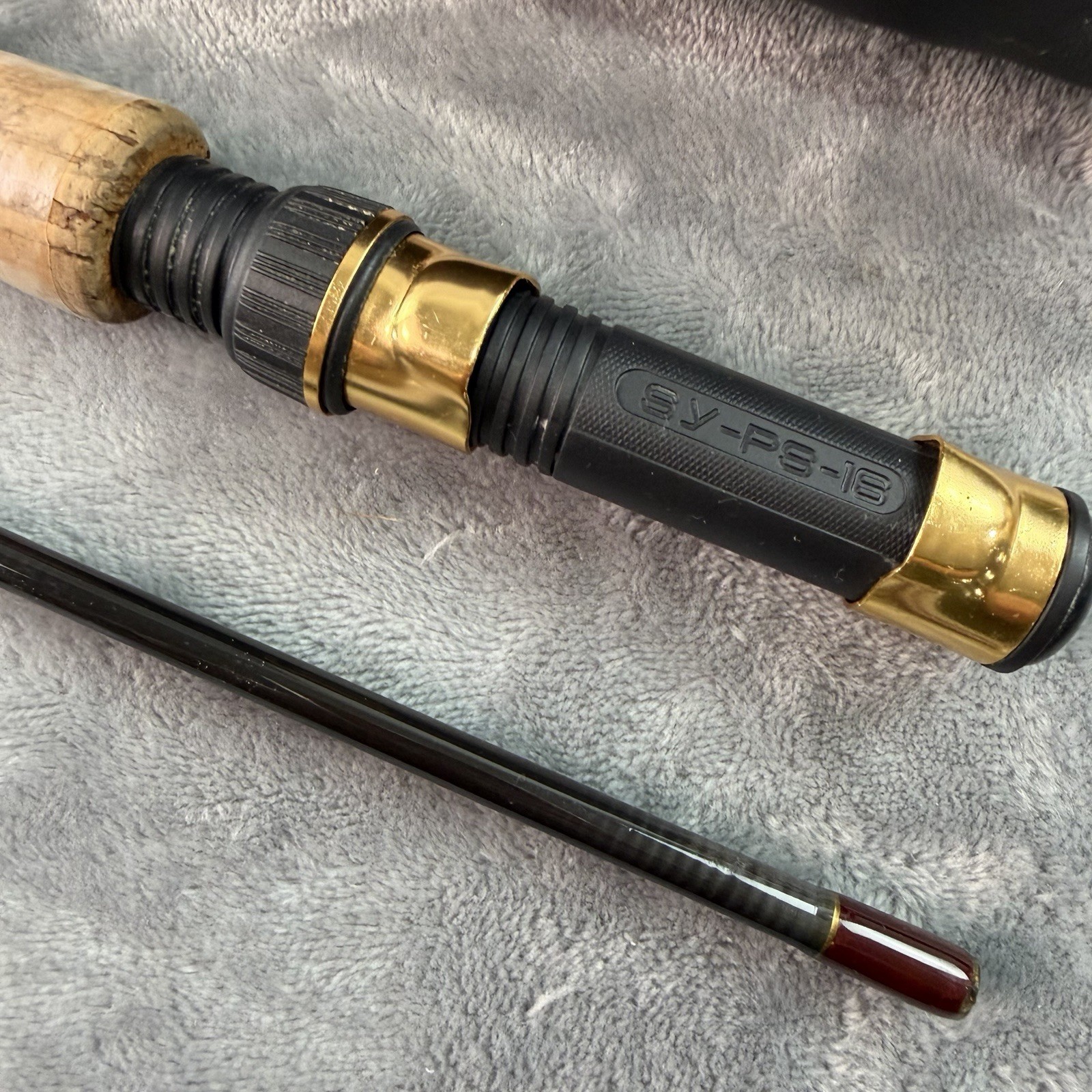 Cortland FairPlay Hi-Tech Graphite Fly Rod 9′ 7-8 wt 2pc w Case & Reel Y145