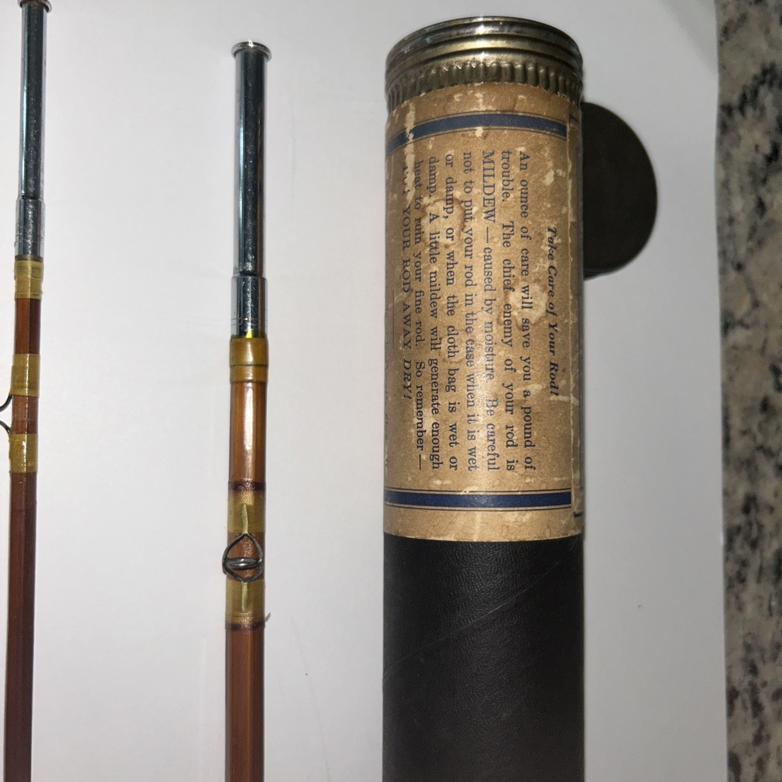 Montage Fly Rod 1RF RAPIDAN 9ft Bamboo 3 Joints Extra Tip Original Case EUC