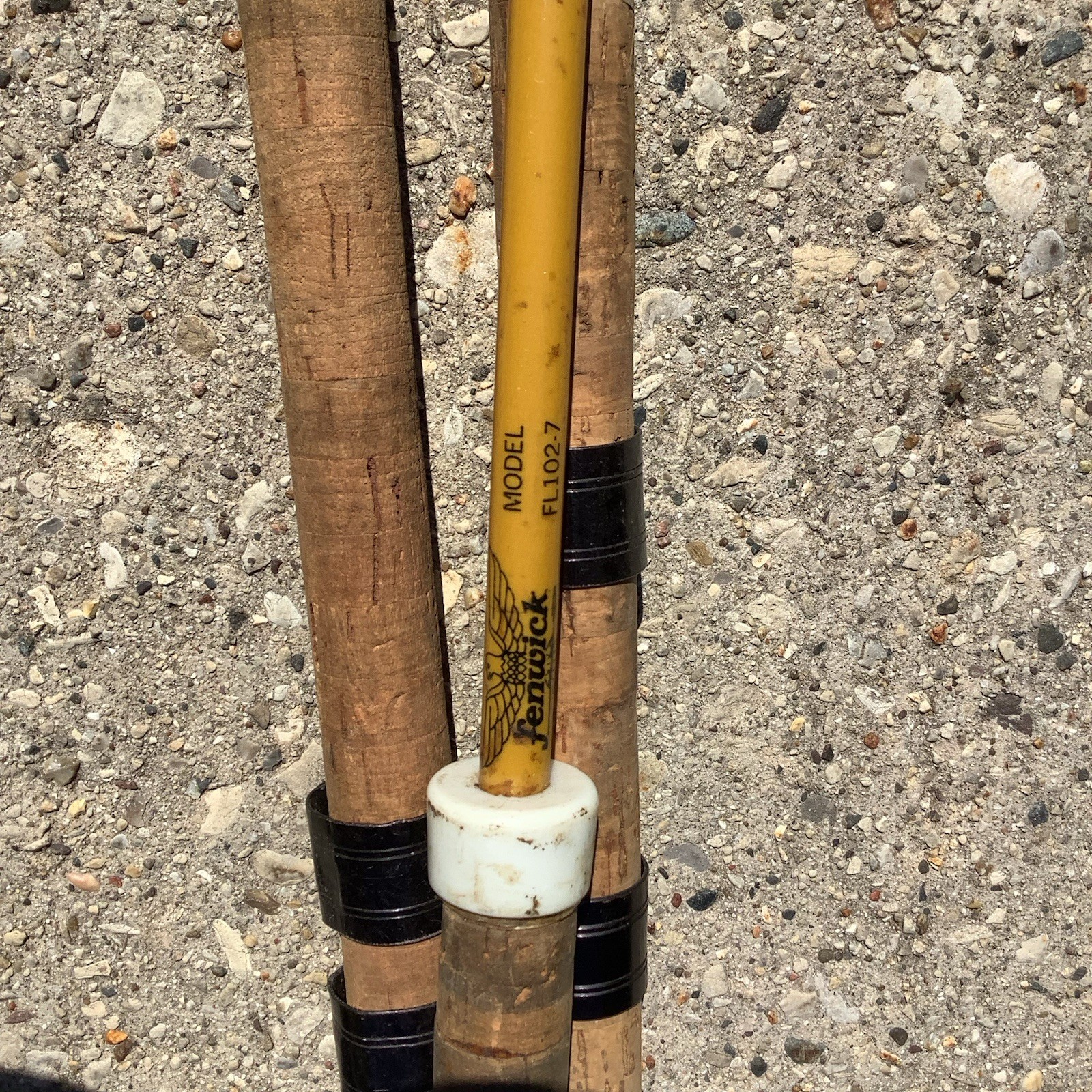 3 Vtg FENWICK, FL102-7 8.5 FT,FL90-5 7’3 1/2”,FL96-7 7’4 1/2”GLASS 2 PC ROD