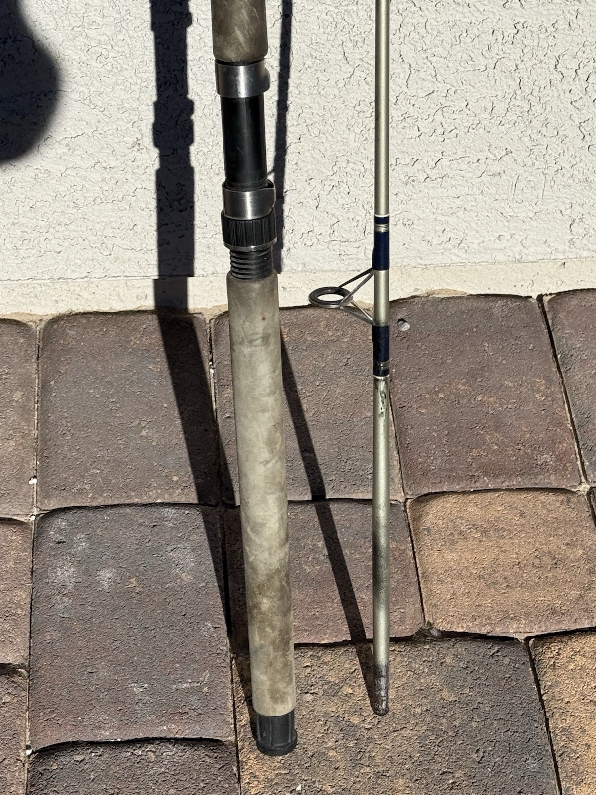 Vintage Shakespeare Alpha BWS 1310A 8’ Graphite Spinning Rod 2-Pc Medium Action