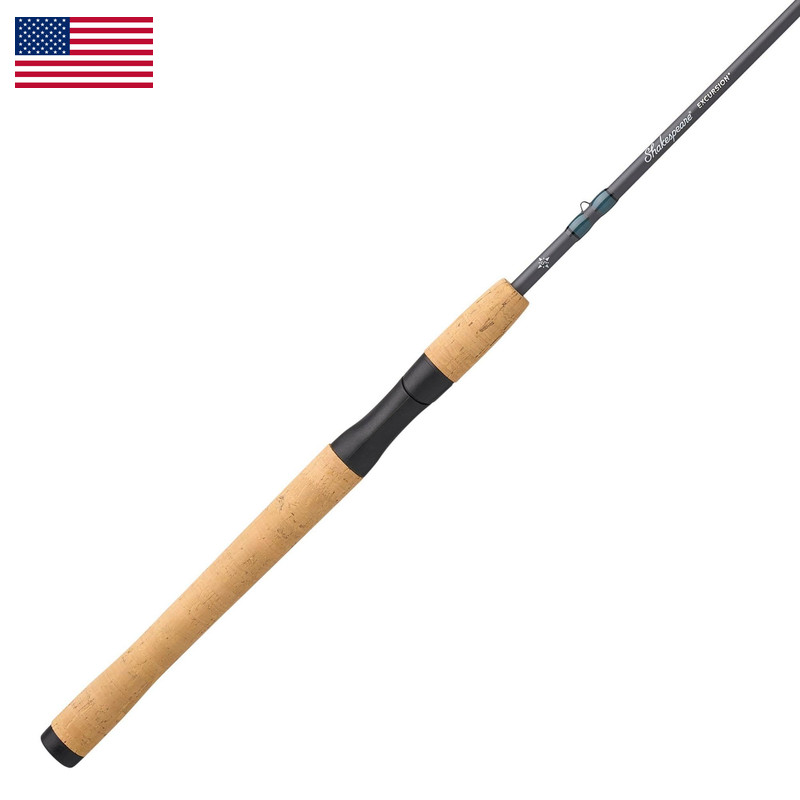 Shakespeare Excursion Spinning Rod 66 2-Piece Fishing Rod Medium Power 6-12 Lb