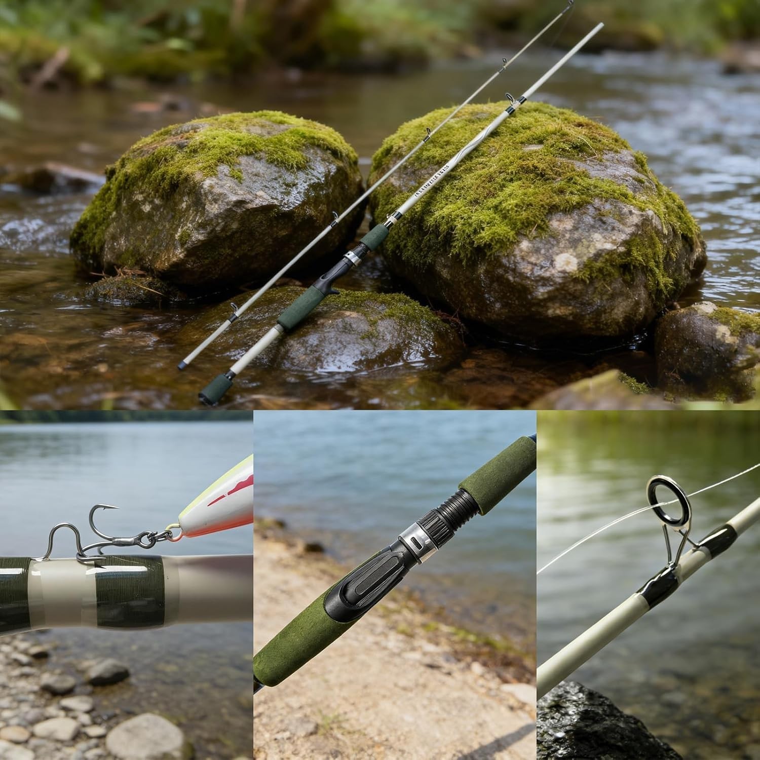 Gift-Ready 6’0″ Fishing Rod – Carbon Fiber for Superior Performance & Durability