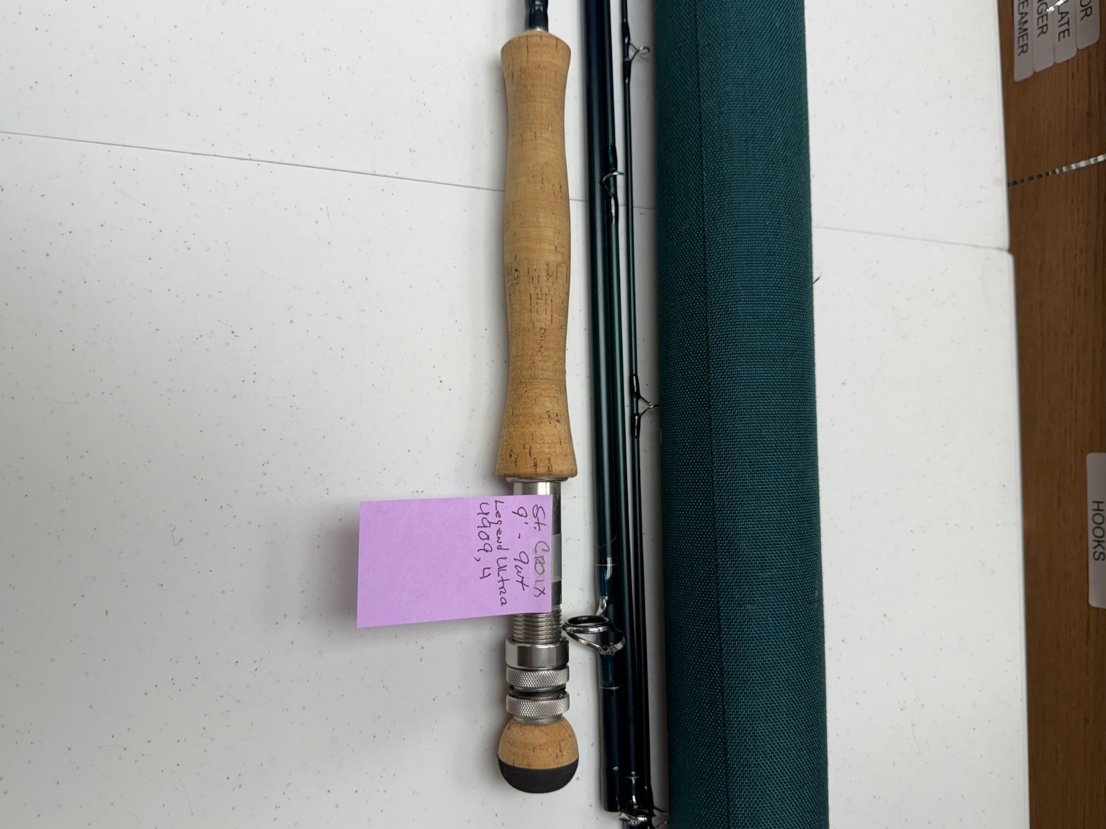 St. Croix Legend Ultra 9ft., 9 wt. 4909, 4 Fly rod.
