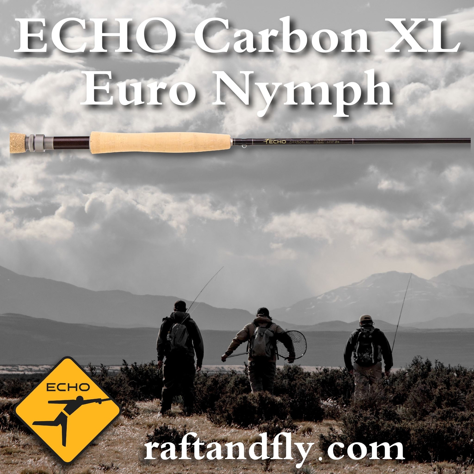ECHO Carbon XL Euro Nymph 3wt 10’0″ Fly Rod – Lifetime Warranty – FREE SHIPPING