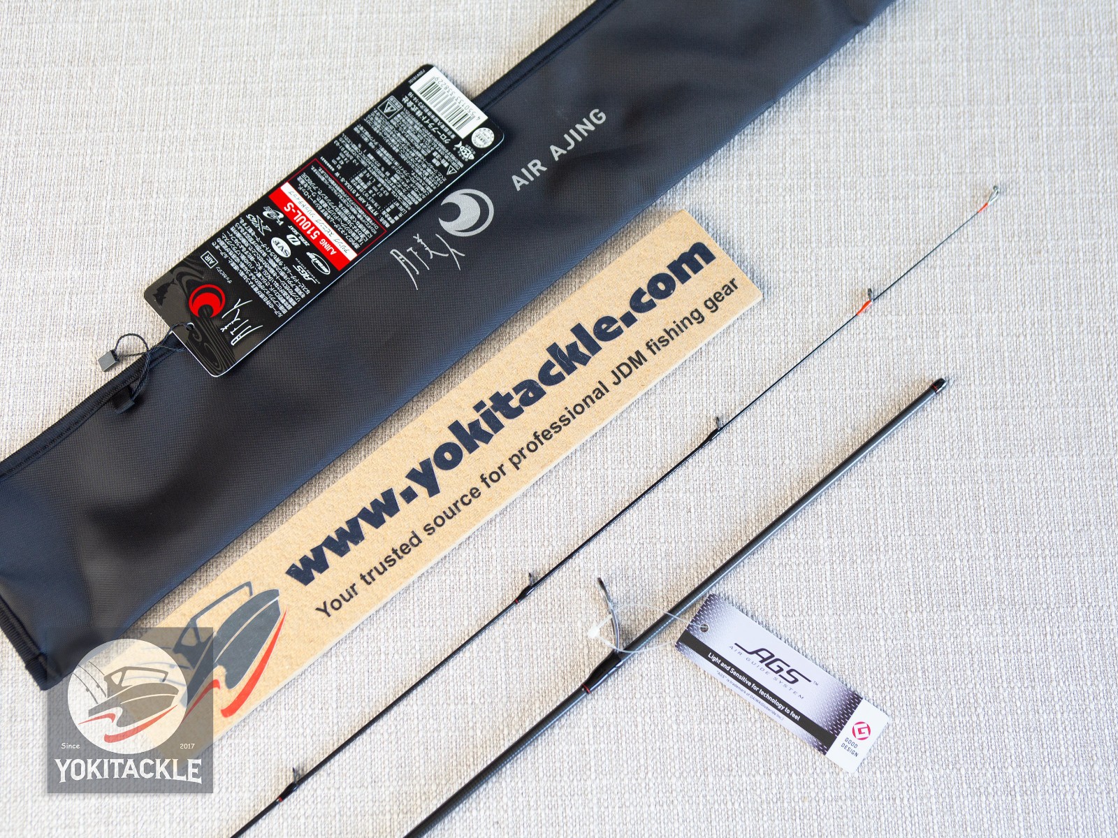 Daiwa GEKKABIJIN AIR AJING 510UL-S – W Spinning Rod Shipping From JAPAN