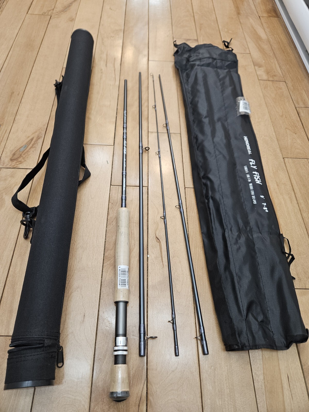 Honoreal Fly Rod 9ft 7/8wt With Carry Tube 4 Piece Fly Rod