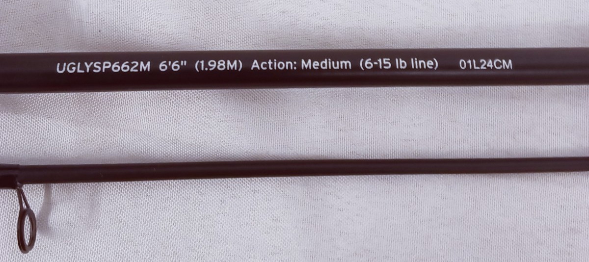 Shakespeare GX2 Ugly Stik 6’6″ Medium Spinning Rods USSP662M w/ UGLY35 Reel