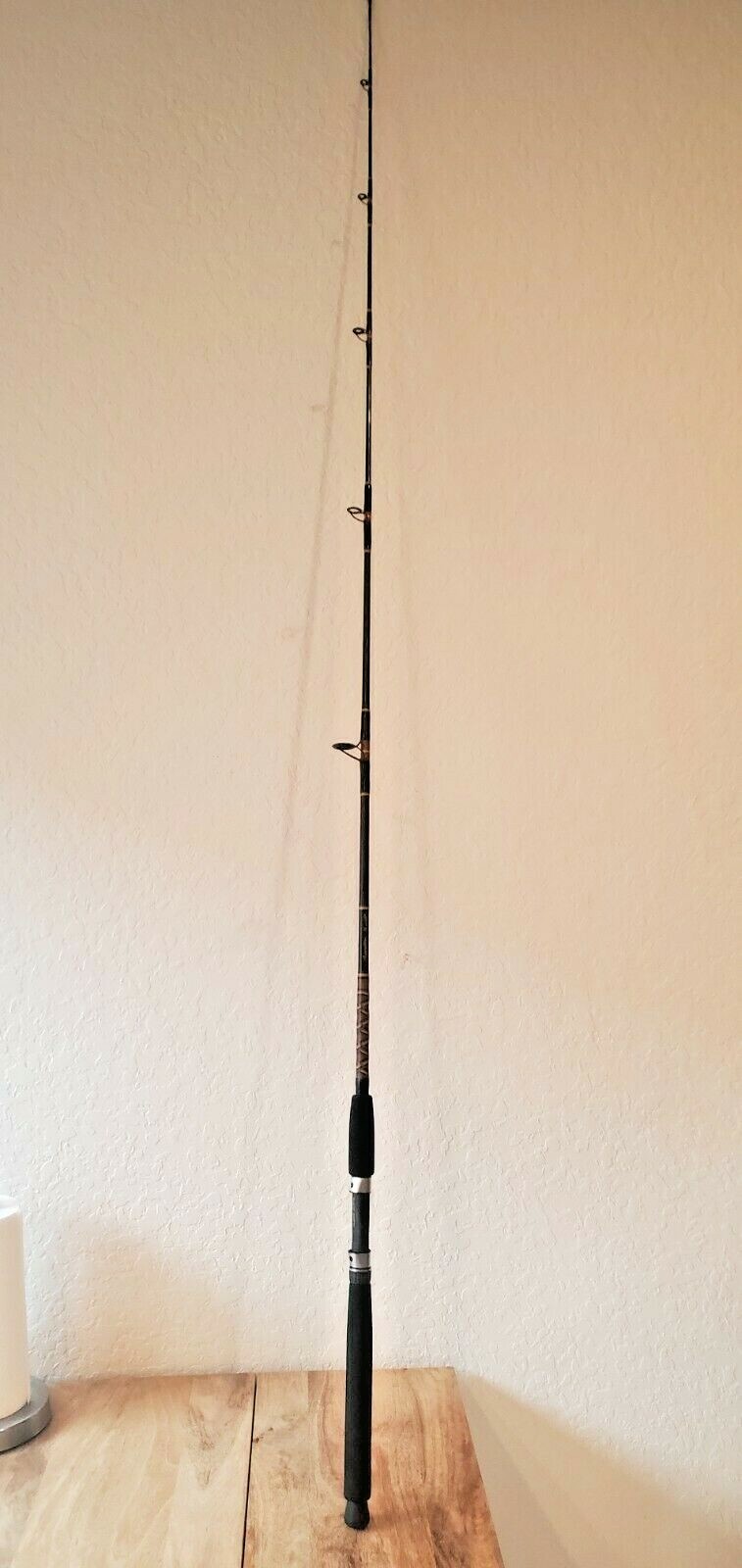 Fisherman’s Paradise Fishing Rod Custom Built Medium-Heavy Action 83in Superb