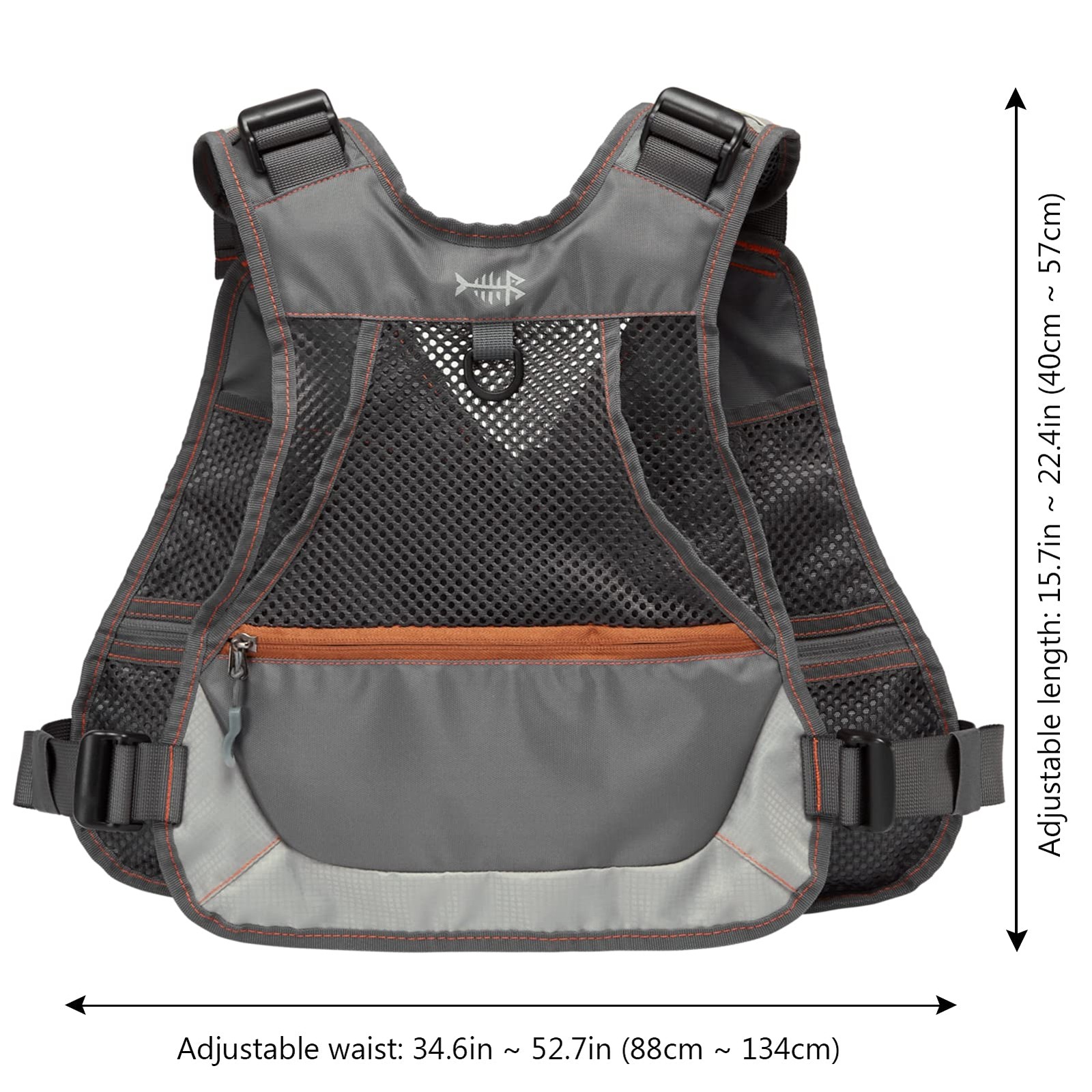 Youths Kids Fly Fishing Vest Adjustable Multiple Pockets Gear FV09