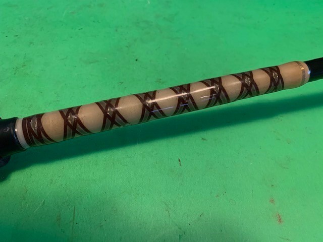 CUSTOM BUILT 7 FOOT 2 INCH 25 TO 60 POUND CLASS CONVENTIONAL FISHING ROD PERFECT