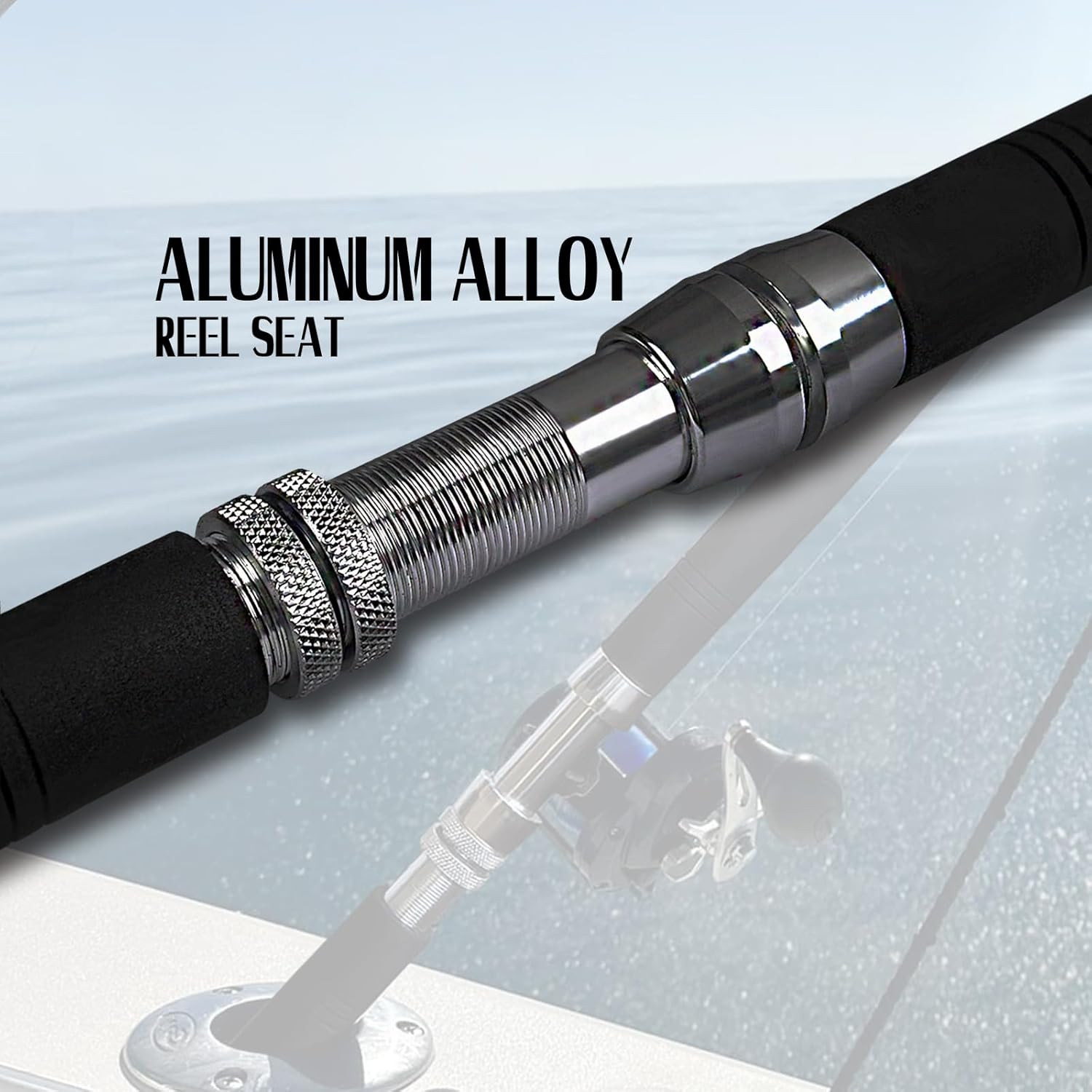 Saltwater Offshore Heavy Trolling Fishing Rod Big Game Conventional Boat Fish…