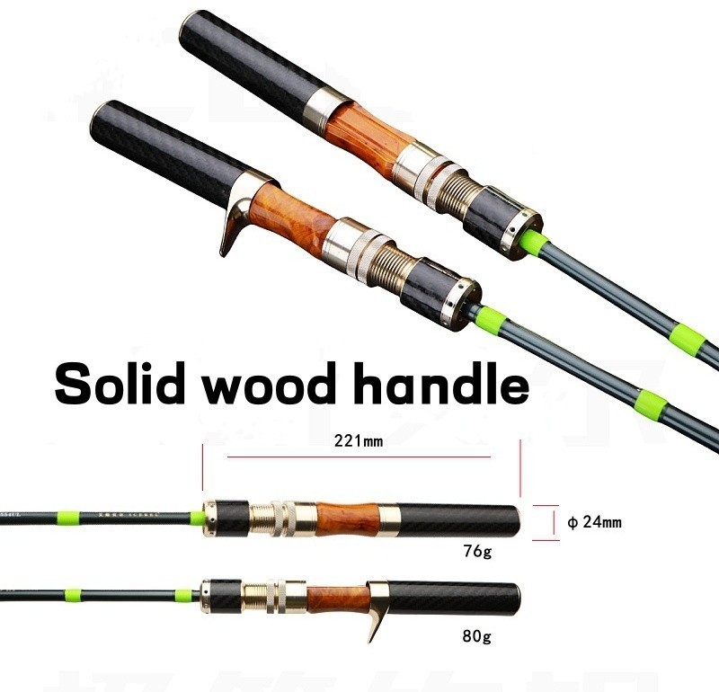 Fishing Rod Spinning Casting Rods Lure Carbon Fiber Ultra Light Fast Action Pole