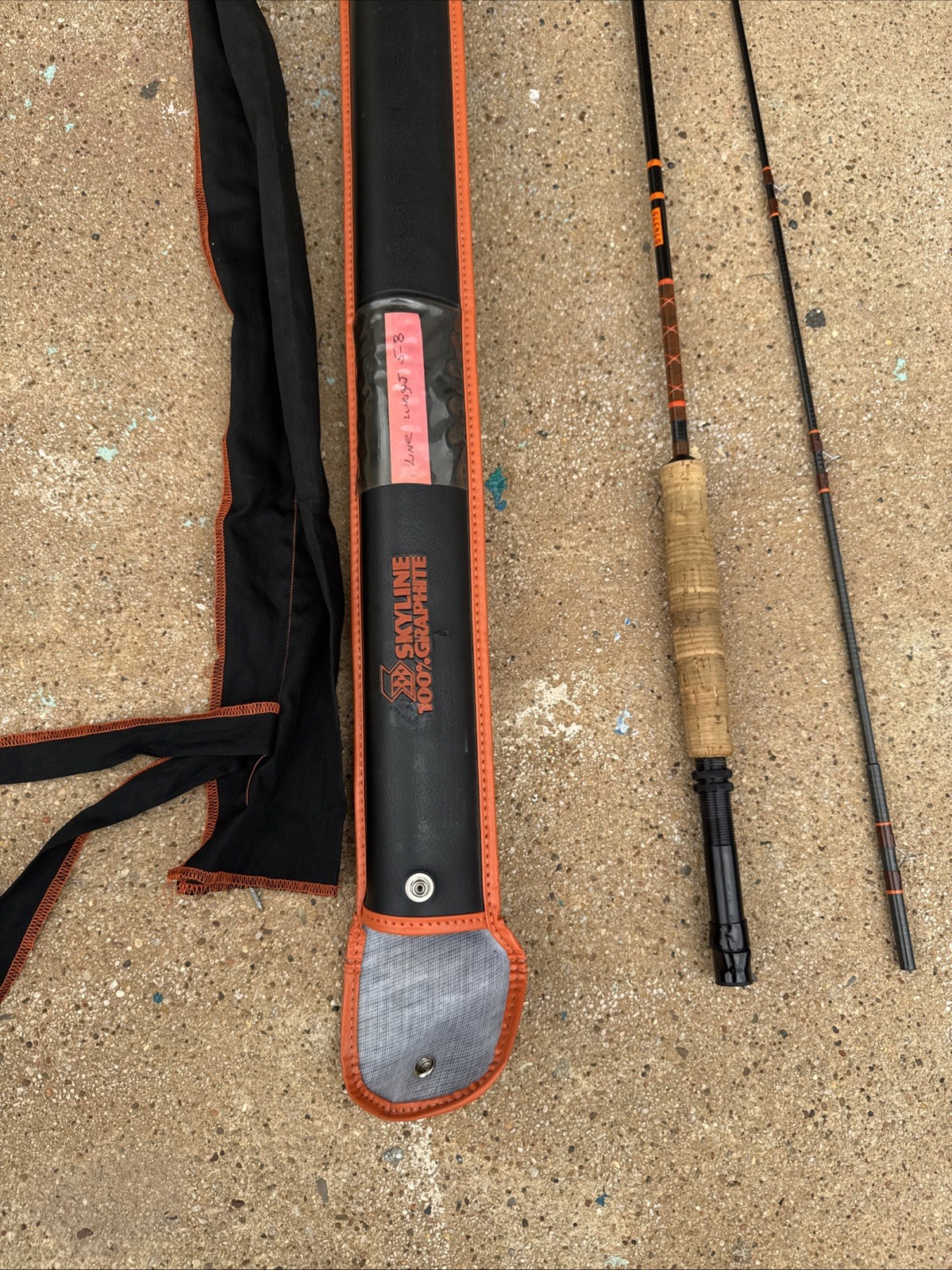 Skyline Graphite Fly Rod SKF 8007 Two Piece Light Tip 8’ 5-8 Line