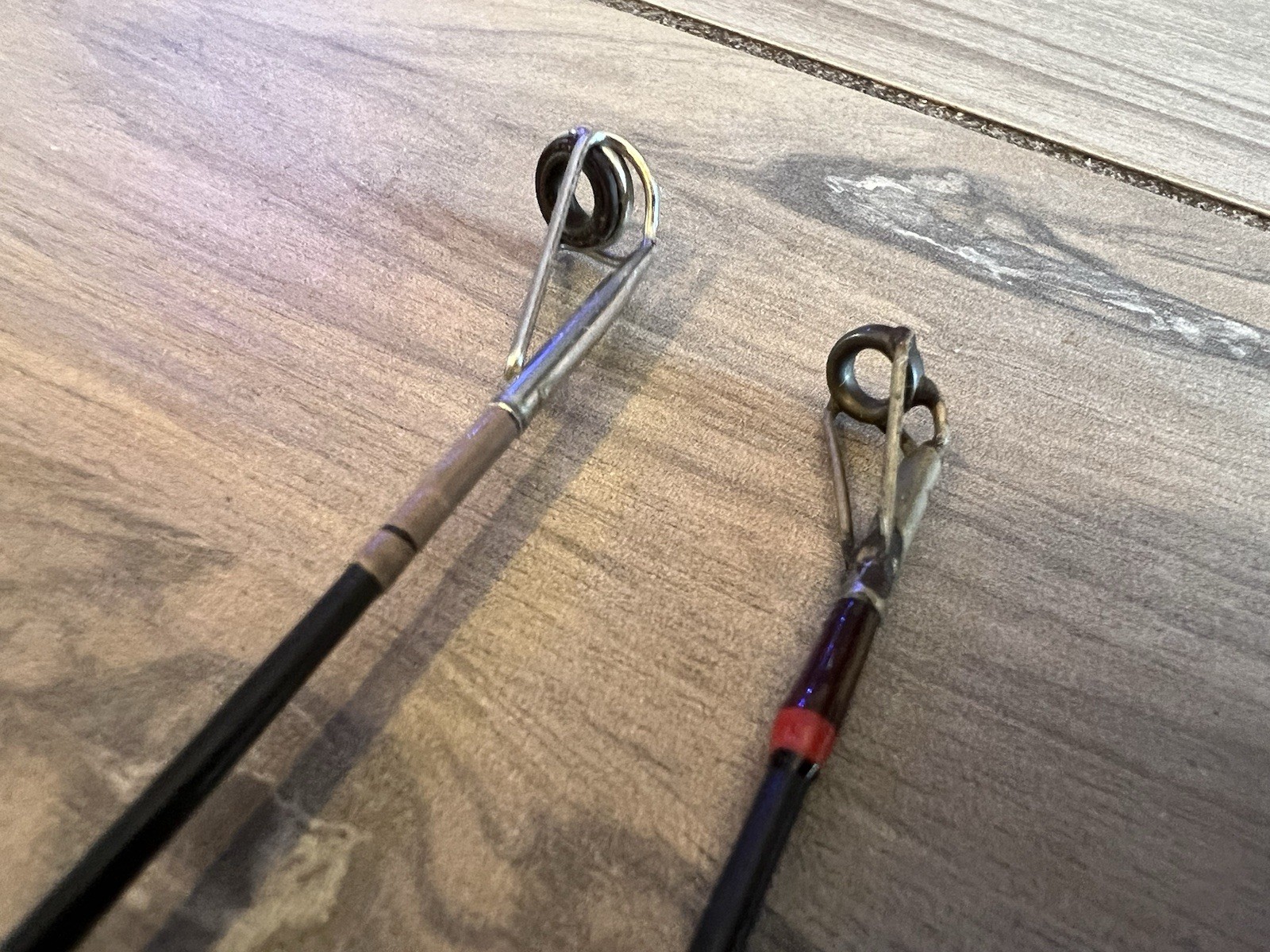 Lot of 2 Vtg Casting Fishing Rods Bass Pro Shops & Custom w/ Lews Fuji Speed Fit