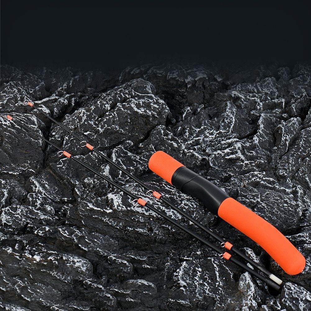 Portable Fishing Set Ice Fishing Rod Carbon Fiber Tip Fiberglass Tip Section