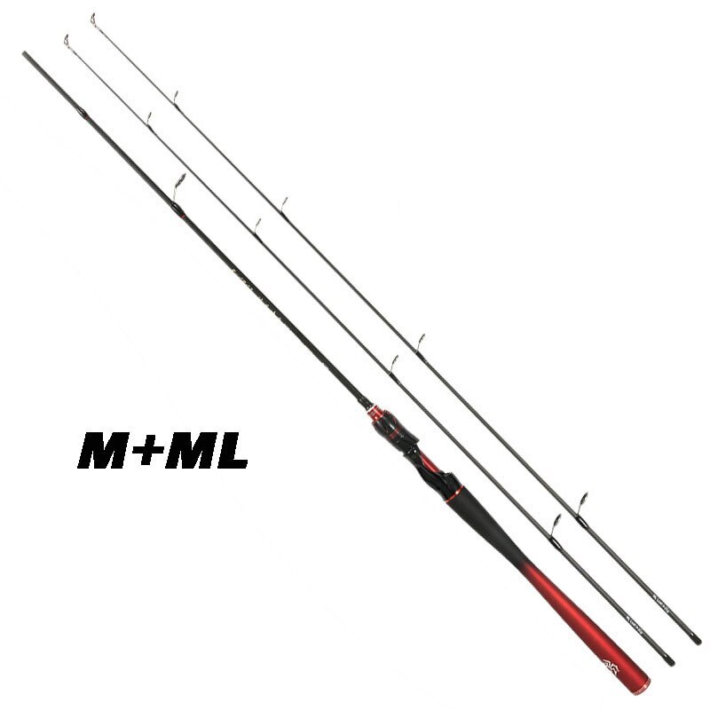 Lure Fishing Rod 1.65m/1.8m Carbon Spinning/Casting Jigging Rod Pole M/ML/UL Tip