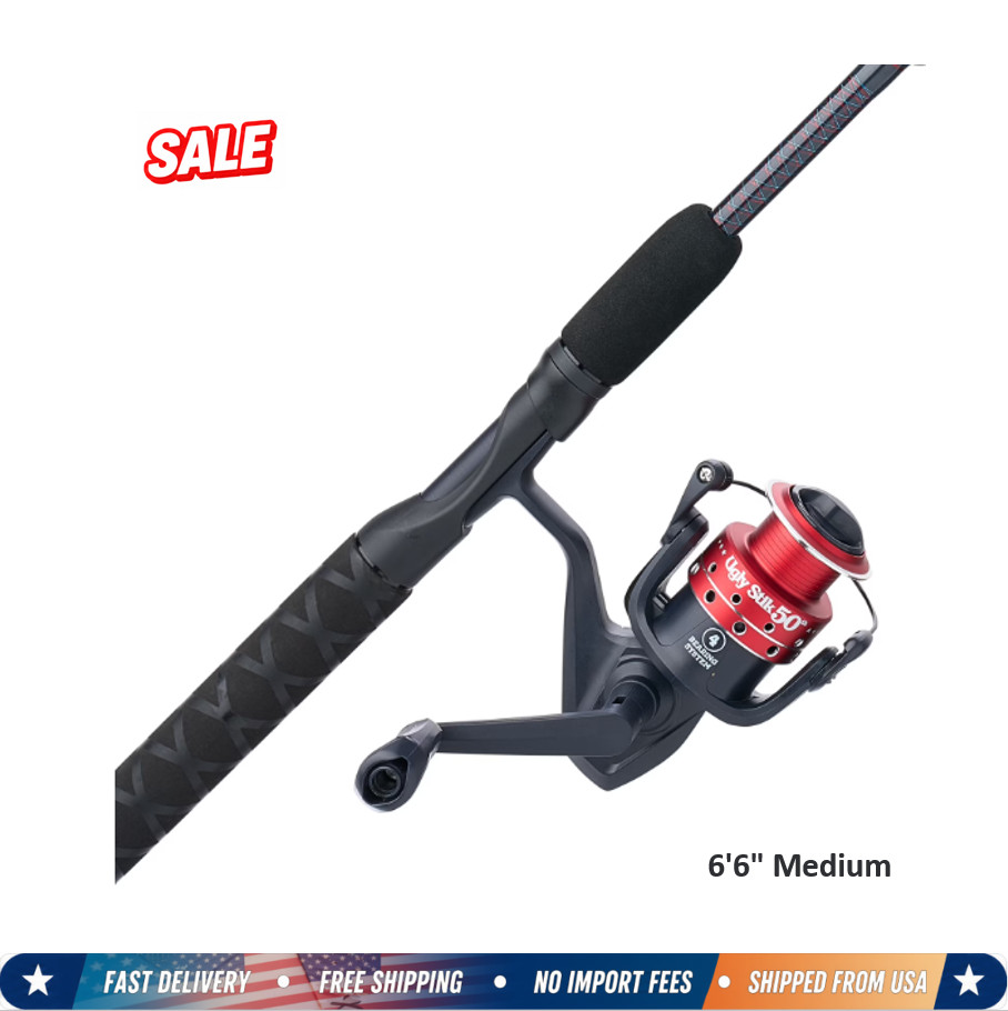 Ugly Stik 50th Anniversary 6’6″ Medium Spinning Combo with 35 Size Reel