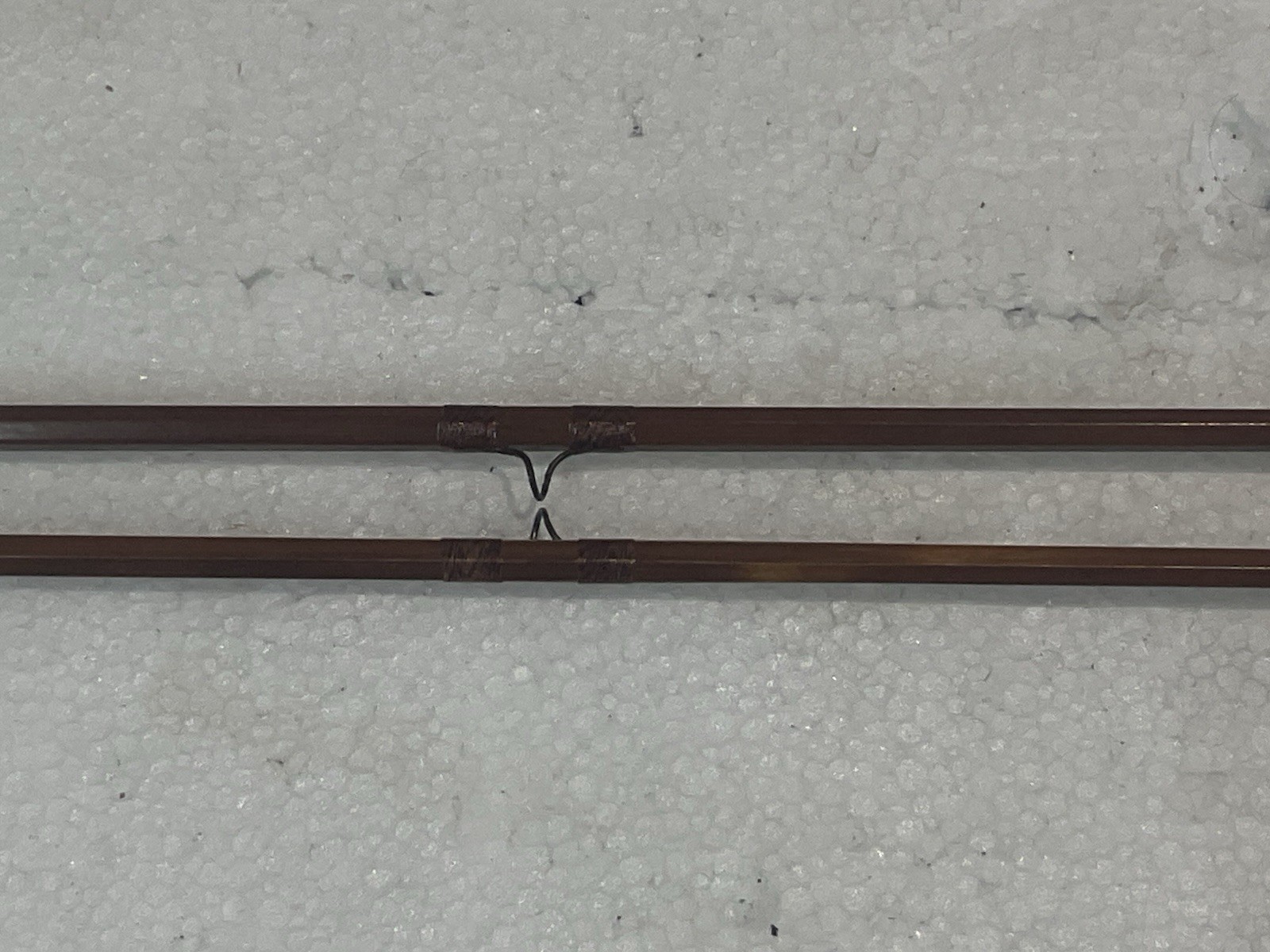 Vintage Southbend Bamboo 9’ Fly Rod # 47-9 3 Pc Set W/ Carrier Tube