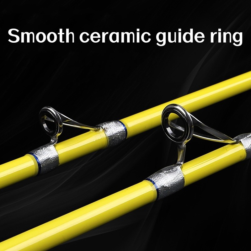 Boat Fishing Rod 6ft Carbon Fiber Spinning Casting Rod 2 Section Trolling Pole