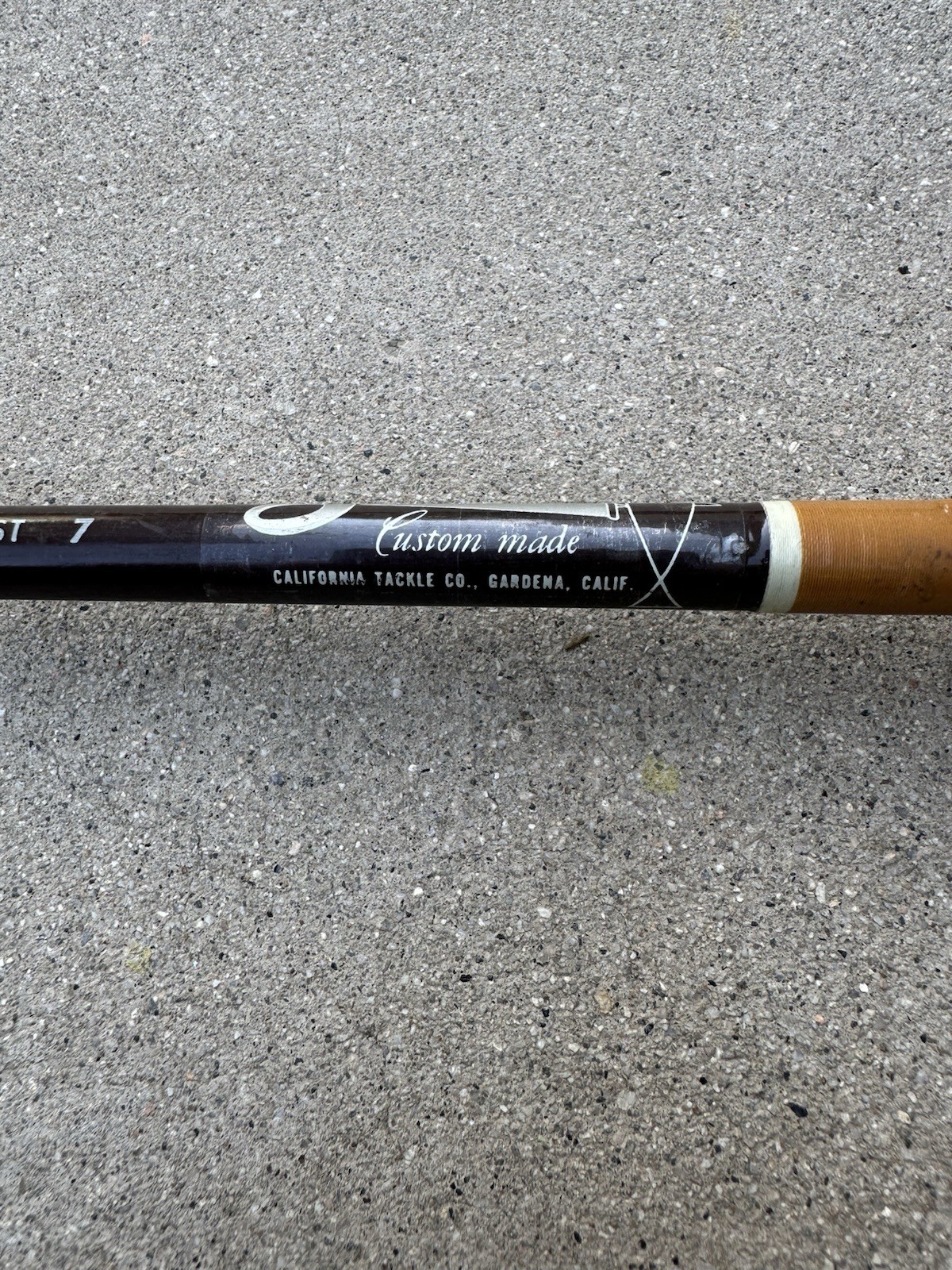 SABRE 8.5 ft 2-PIECE CUSTOM MADE F173 NYPOXY GLASS 7 Line Test Fly Fishing ROD