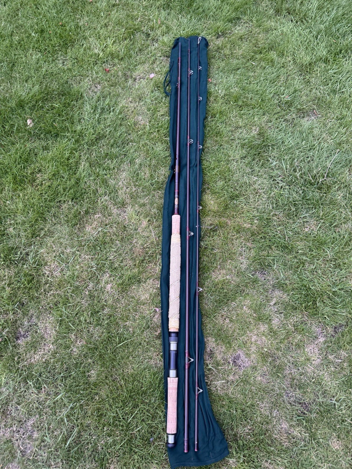 Rare Gold N West Fly fishers Canada Salmon Fly Fishing Rod 15ft