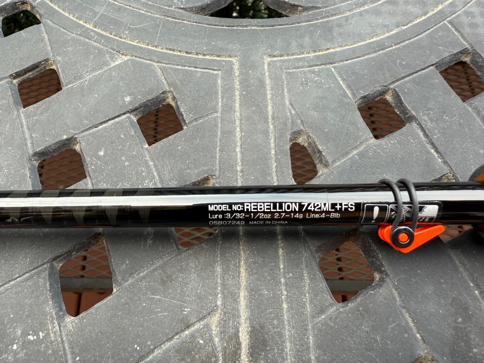 Daiwa REBELLION 742ML+FS, 7’4″, Med Light, Fast, 4-8lb, 3/32-1/2oz, Spinning, 2p