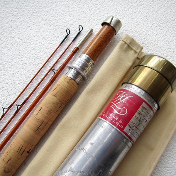 H.L.Leonard 49H Ausable 7’6″ #5 3pc 2top HLLeonard Bamboo Fly Fishing Rod
