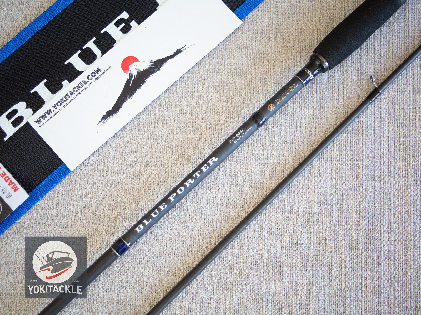 UZAKI NISSIN Ares Blue Porter EG 8.6-L Eging Spinning Rod