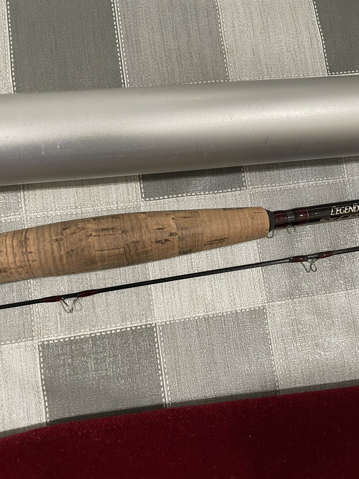 St. Croix Legend L9067 IM-S Graphite Fly Rod 9 Ft Wt 6/7 Cloth And Aluminum CASE