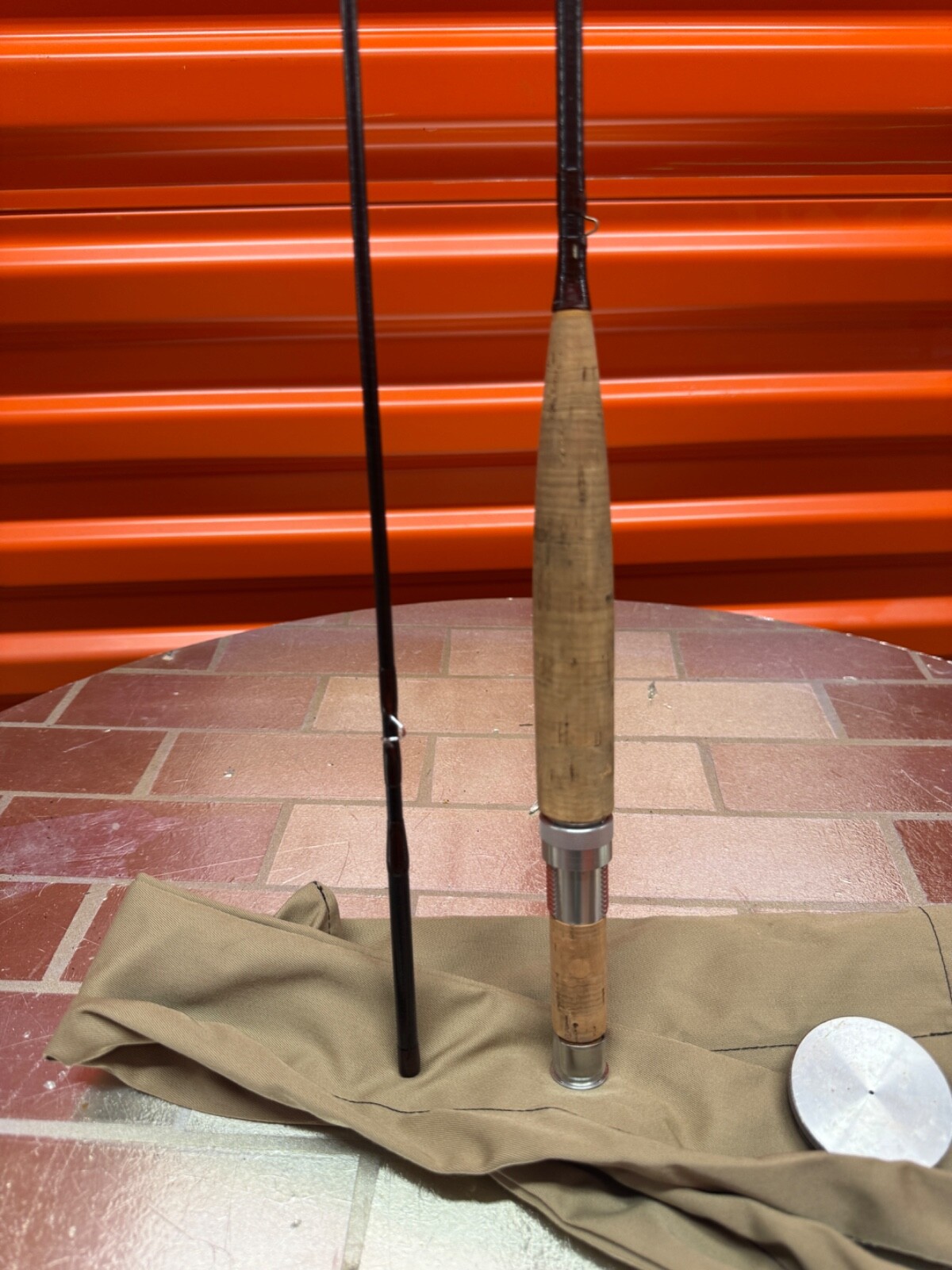 Vintage Orvis Graphite Fly Rod 8′ 2 1/4 oz. Wt. #6 Line w Sheath & Tube, FreeShp