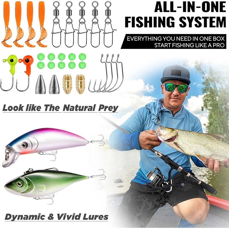 Telescopic Fishing Rod Carbon Fiber Sensitive Durable Guides Portable Carry Bag