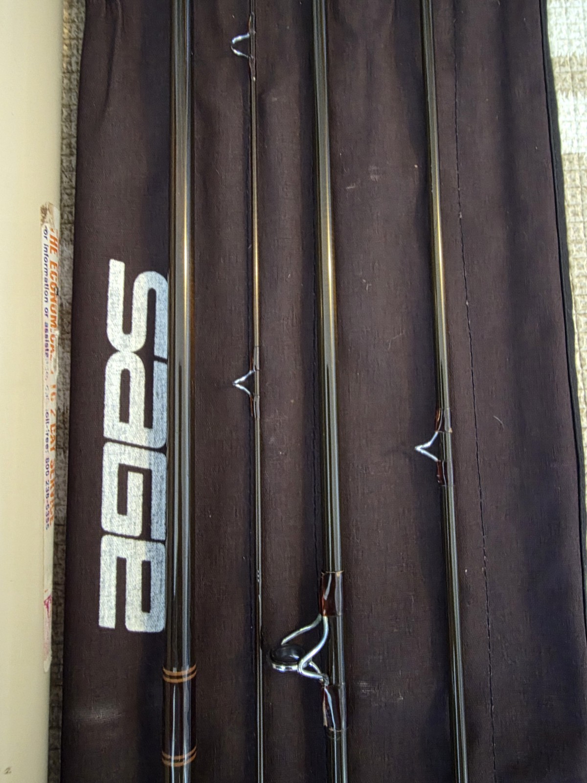 sage graphite III fly rod 4pc GFL 890-4 Rpl Great Condition