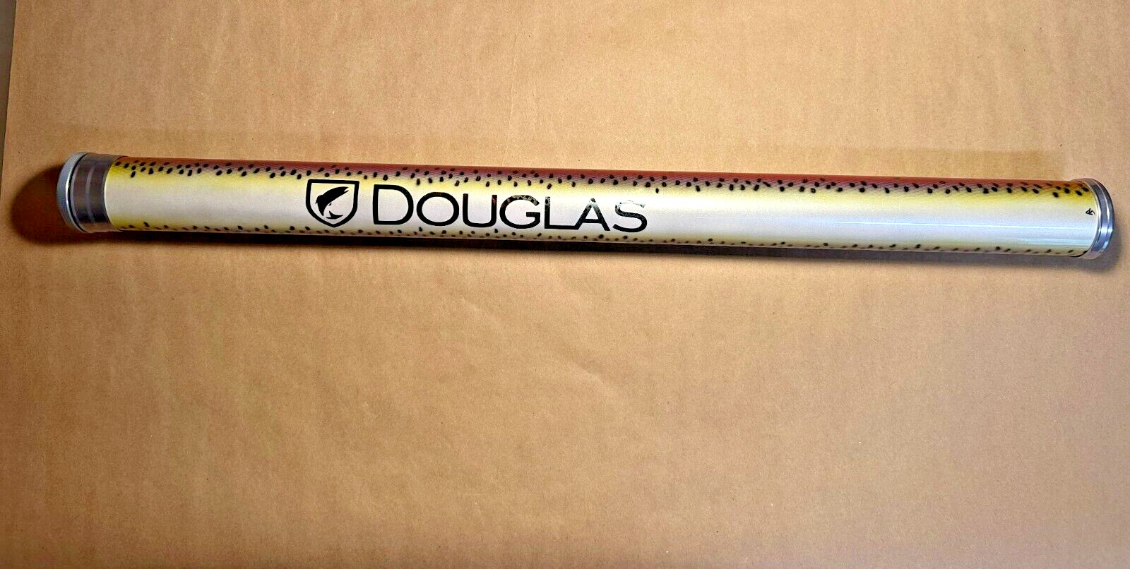 Douglas Custom Painted Fly Rod Tube- Rainbow Trout